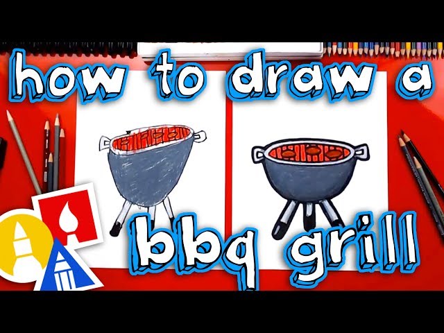 How To Draw A BBQ Grill