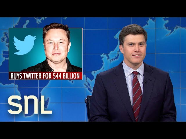 Weekend Update: Elon Musk Buys Twitter, Companies Cut Ties with Kanye West - SNL