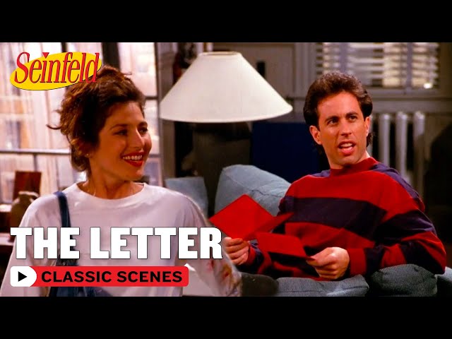 Jerry Receives A Heartfelt Letter | The Letter | Seinfeld