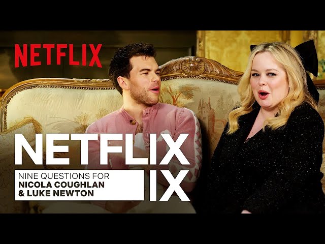 Nicola Coughlan & Luke Newton on Funny Set Moments, First Kisses, and Being Besties | Netflix