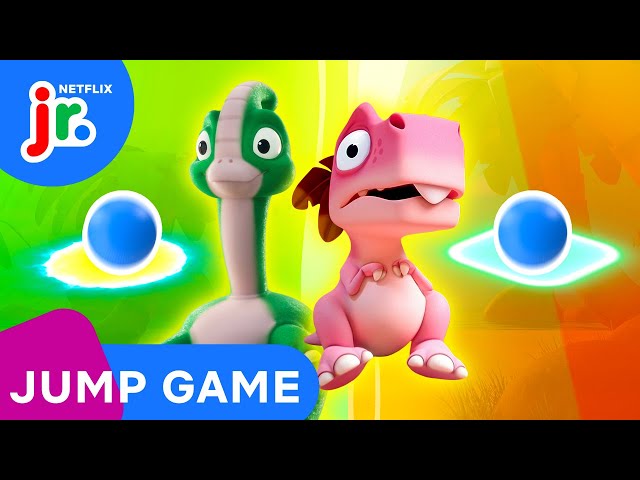 Bad Dinosaurs Jump BATTLE! 🦖 Jumping Game for Kids | Netflix Jr