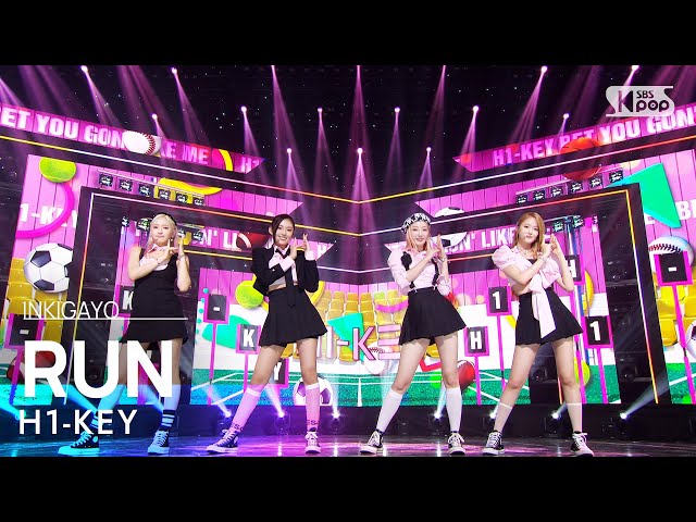 H1-KEY(하이키) - RUN @인기가요 inkigayo 20220731