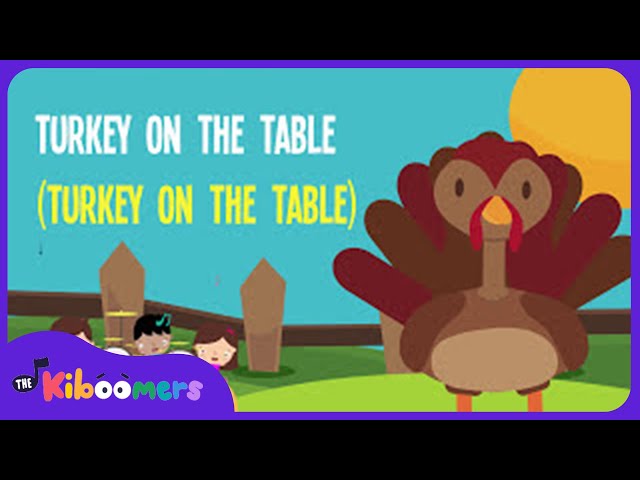 Thanksgiving Dinner Lyric Video - The Kiboomers Preschool Songs for Circle Time