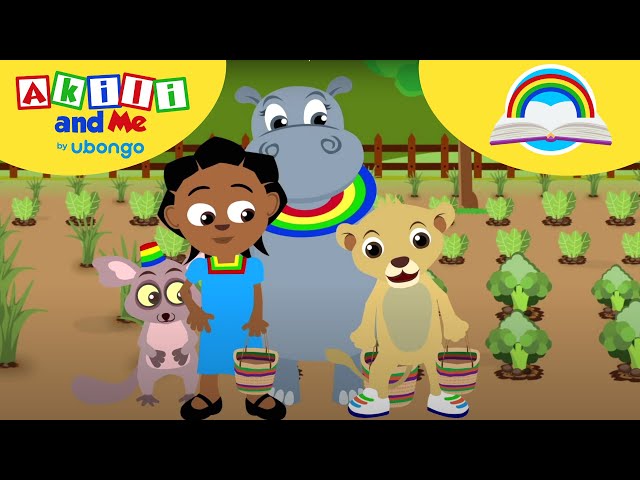 STORYTIME: Akili Visits the Farm | New Words with Akili | African Educational Cartoons