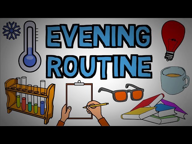 My Evening Routine For Optimal Sleep And Relaxation (animated)