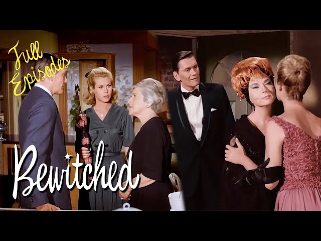 Full Episodes I Samantha And Darrin Meet Their In-Laws I DOUBLE FEATURE I Bewitched