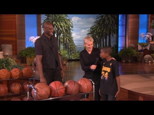 Kobe Meets a Young Fan