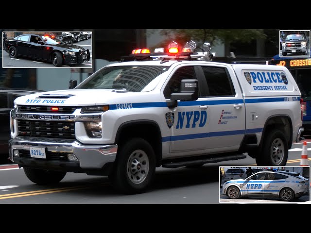 Ultimate video of police cars and law enforcement vehicles during UN General Assembly