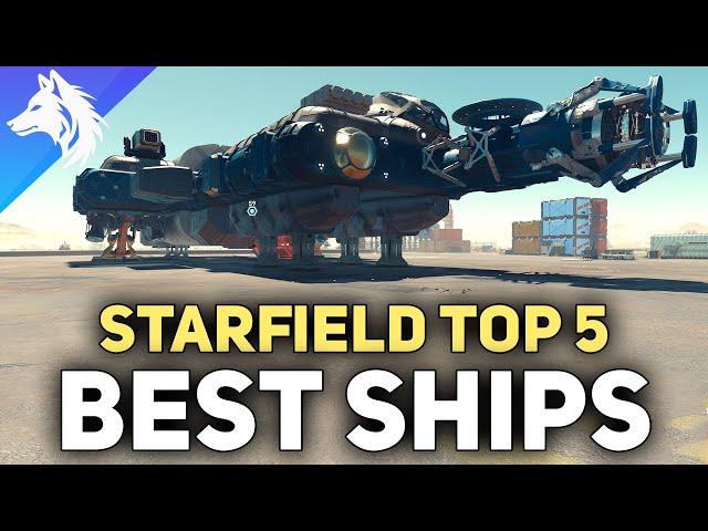 Starfield BEST SHIPS - The 5 Most Overpowered Ships (Attack, Defence & Cargo)