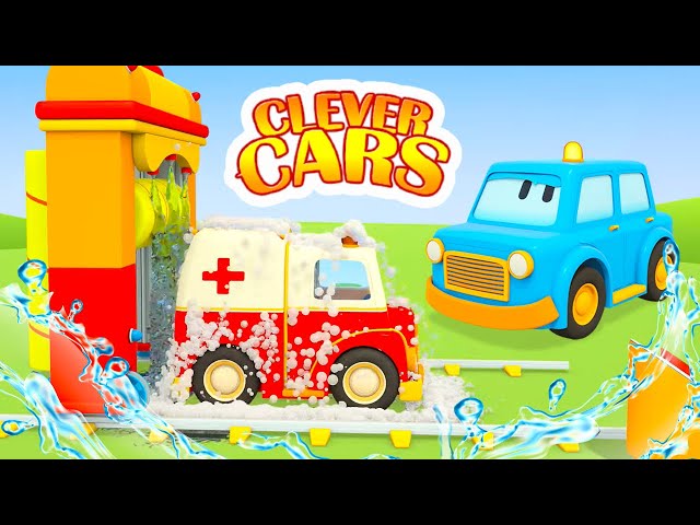 Car cartoon for kids & cars cartoons full episodes. Clever cars. Lights for street vehicles & trucks