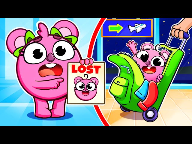 Baby Got Lost In The Airport Song 😱 Funny Kids Songs 😻🐨🐰🦁 by Baby Zoo Karaoke