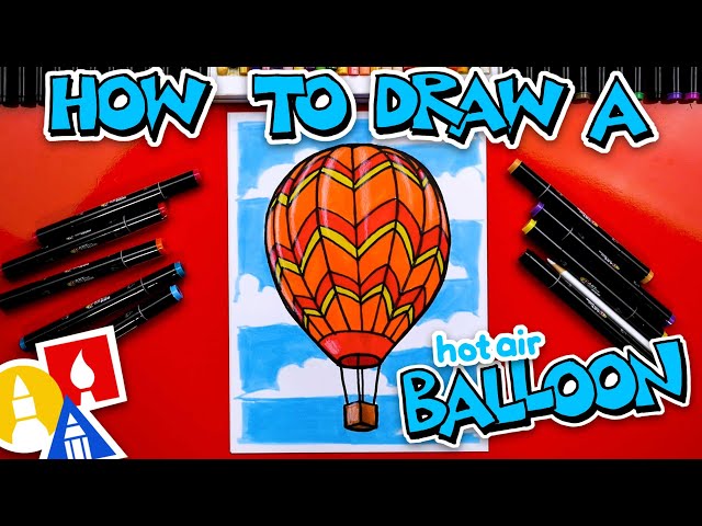 How To Draw A Hot Air Balloon Challenge