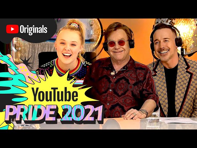 David and Elton Talk To JoJo Siwa About Relationships | YouTube Pride 2021