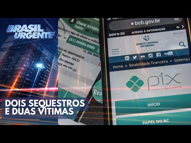 Delegado fala com Datena sobre sequestros devido ao PIX