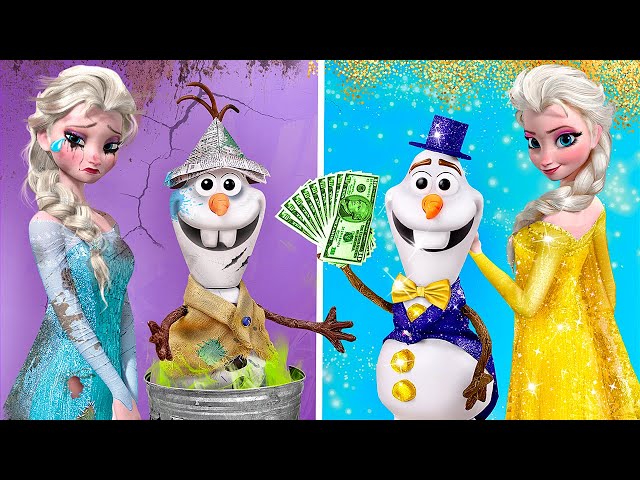 From Broke to Rich: Olaf's Family / 35 Frozen Hacks and Crafts