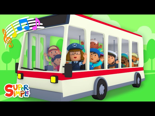 The Wheels On The Bus | Carl's Car Wash | Kids Song | Super Simple Songs