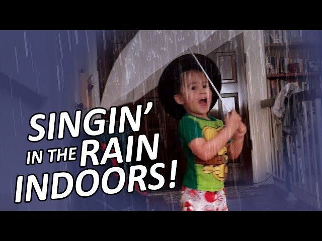 Singin' in the Rain, Indoors.