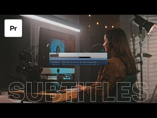 How To Create Subtitles In Premiere Pro | How To Create Captions Tutorial