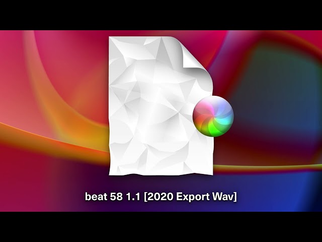 Flume - beat 58 1.1 [2020 Export Wav]