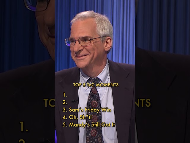 Top 5 ToC Moments | #JeopardyRewatch | JEOPARDY! #jeopardy #tvshows #gameshows #comedy