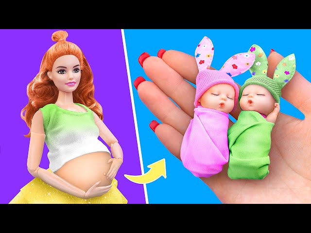 12 DIY Baby Doll Hacks and Crafts / Miniature Baby, Baby Powder, Diapers and More!