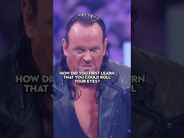 How Undertaker Started Rolling His Eyes