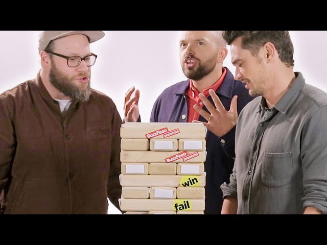 The Cast of "The Disaster Artist" Play Truth or Dare Jenga
