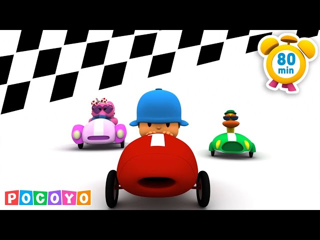 🏎️ LET'S GO - Pocoyo's Race with Friends! 🏁| Pocoyo English - Official Channel | Car Challenge!