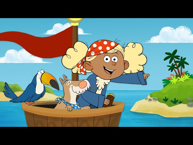 Learn Letter K - O with Captain Seasalt and the ABC Pirates | Cartoons For Kids
