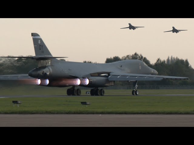 B1 bombers launch for NATO exercises, emergency declared on return 🚨