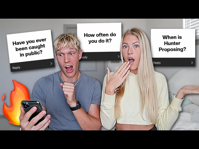 ANSWERING JUICY QUESTIONS ABOUT OUR RELATIONSHIP!