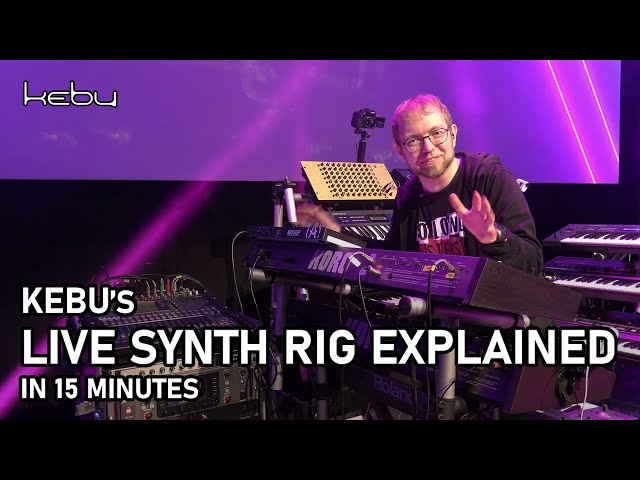 Kebu's live synth rig explained in 15 minutes
