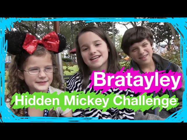 BRATAYLEY TAKES THE HIDDEN MICKEY CHALLENGE - WDW Best Day Ever