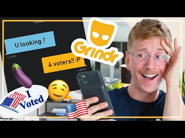 Convincing Horny Gays on Grindr to Vote