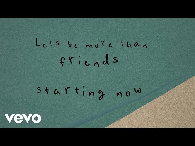 Aidan Bissett - More Than Friends (Lyric Video)