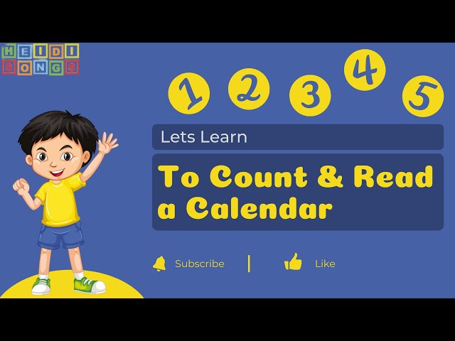 A Fun Way to Learn to Count and Read a Calendar with Zero the Hero