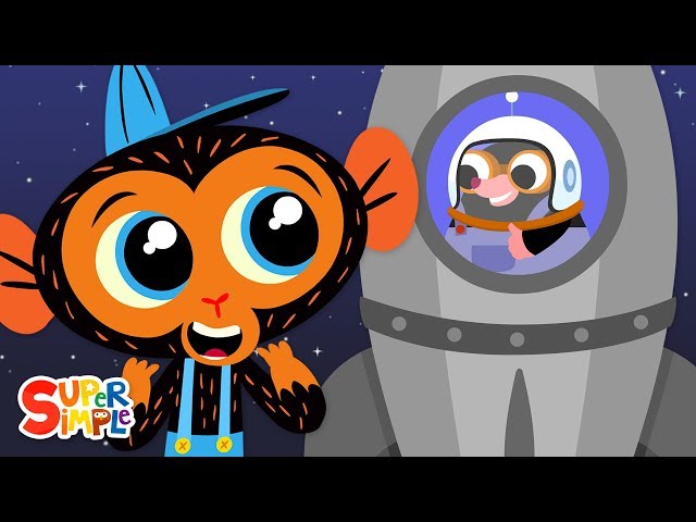Miss Mole Blasts Off to the Moon | Rocket Ship Cartoon For Kids