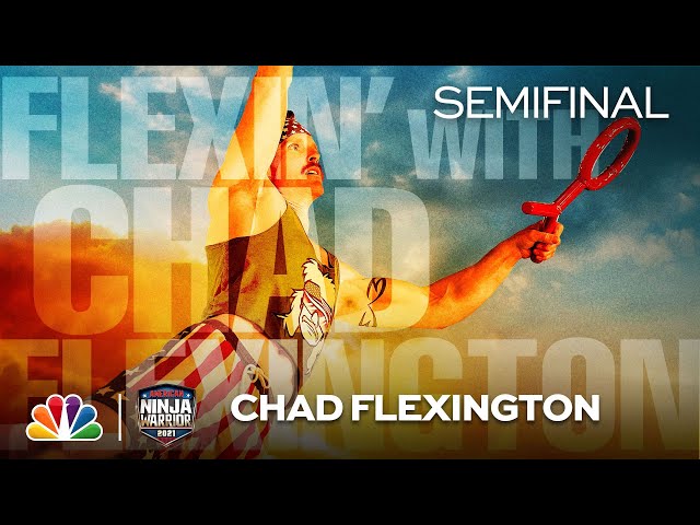 American Hero Chad Flexington Flexes in the Semifinals - American Ninja Warrior