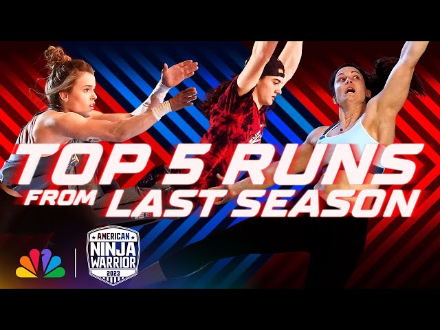 Top 5 Most Incredible Runs from Season 14 | American Ninja Warrior | NBC