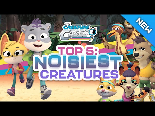 @CreatureCases - 🦉 Top 5: Noisiest Animals 🗒️ | Creature Features | Full Episodes