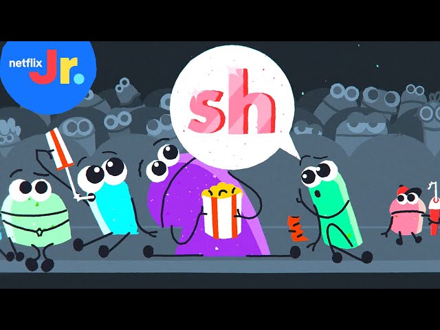 What Sound Does "SH" Make? | StoryBots: Learn to Read | Netflix Jr