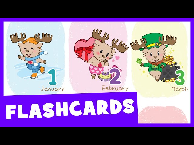 Learn Months of the Year | Talking Flashcards