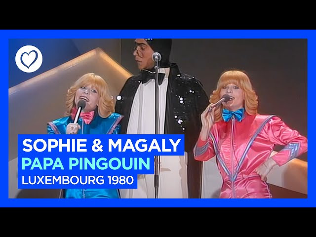 Sophie & Magaly - Papa Pingouin | Luxembourg 🇱🇺 | Eurovision 1980