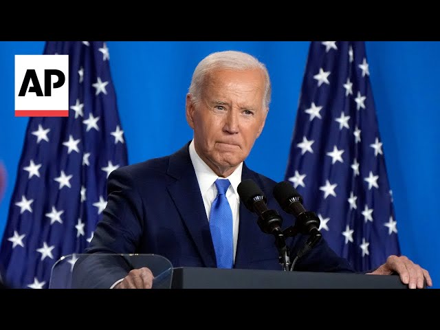 Biden drops out of 2024 presidential election