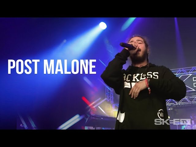 Post Malone "White Iverson" - First ever TV performance Live on SKEE TV