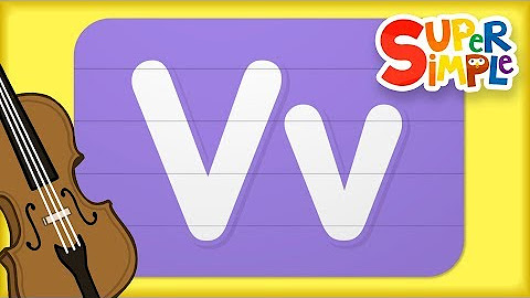 Learn the ABCs! - All About The Letter V!