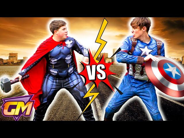 Thor Vs Captain America - Superhero Fights