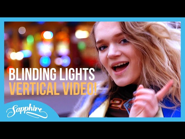 The Weeknd - Blinding Lights | Cover by Sapphire | VERTICAL VIDEO