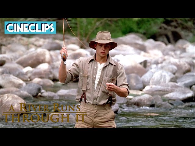 A River Runs Through It | Paul Catches A Large Fish | CineClips