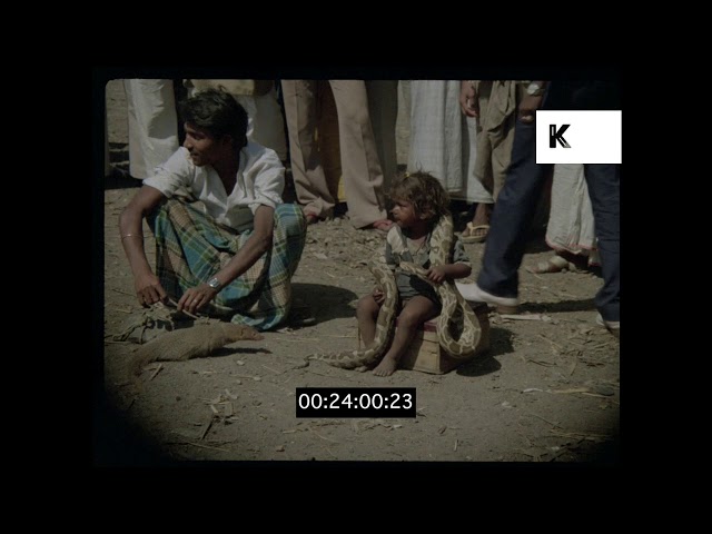 Poverty in 1985 Calcutta, India, HD from 35mm
